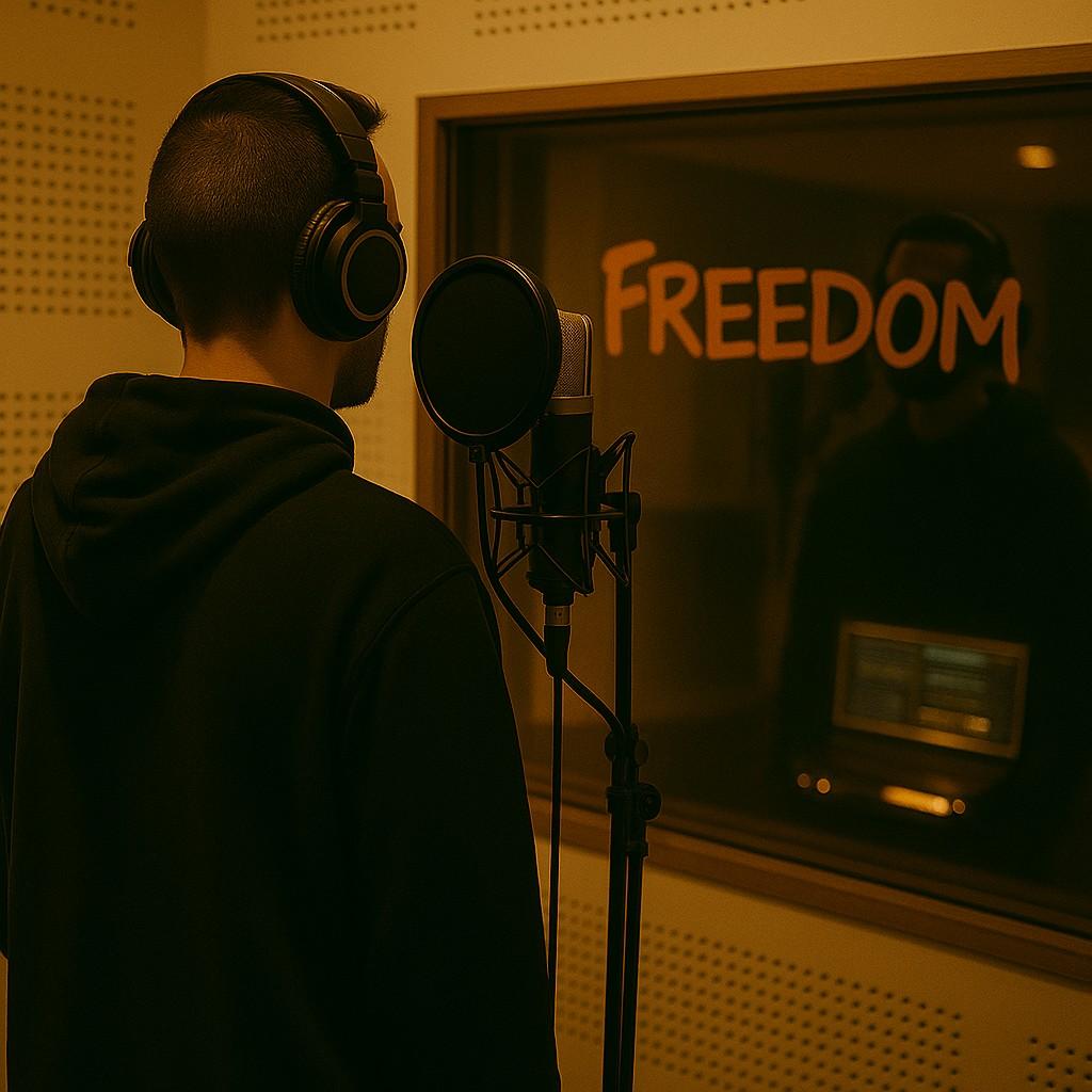 Recording in the studio